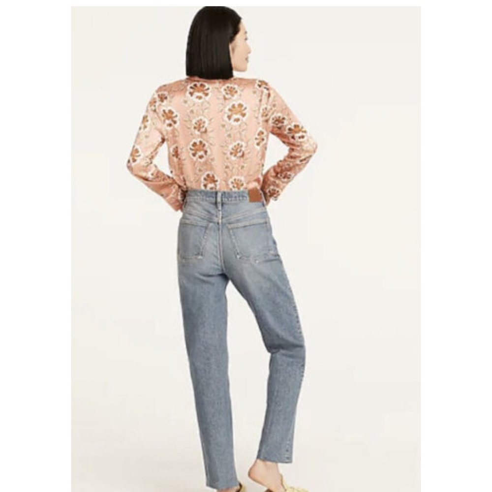 NEW Size 25T JCrew High Rise Full Length '90s Classic Straight Leg Jean